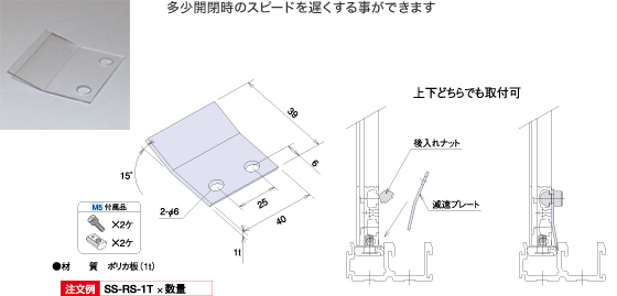 減速プレートSS
