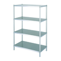 ステンレスラック(ベタ棚タイプ) 4段 RBN4型/RB4型 SUS304