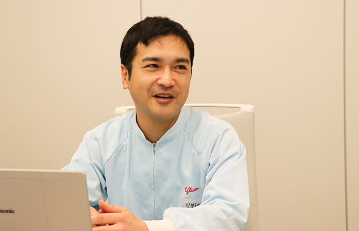 グリコマニュファクチャリングジャパン株式会社　大阪工場　生産技術課　技術係　係長　平野 剛史 さま