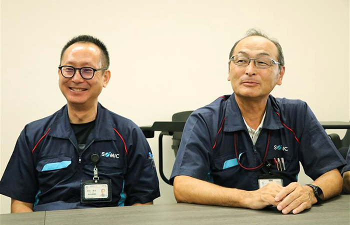 インタビュー時の写真