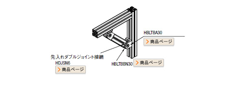 フリーアングルブラケット使用例