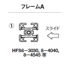 フレームA HFS6-3030,8-4040,8-4545等