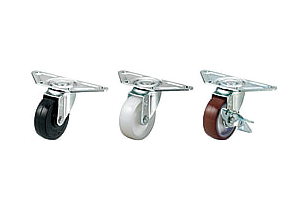 アルミフレーム用キャスタ　コーナーアングル・軽荷重タイプ