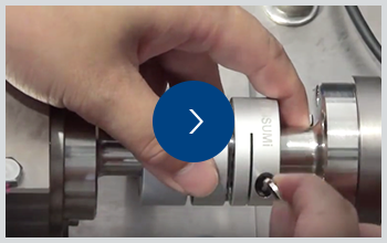 [動画]カップリングの軸取り付け手順