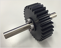 歯車+メカロックΦ10の軸との組み合わせ