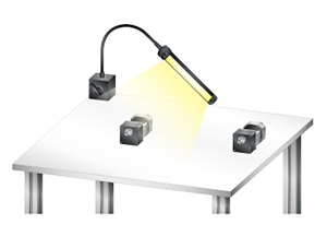 製品の目視検査用照明として